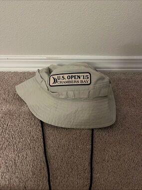 New Era U.S. Open Chambers Bay Bucket Hat - Light Khaki